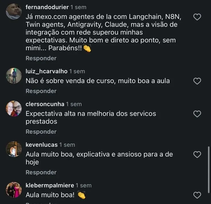 Depoimento de aluno 4